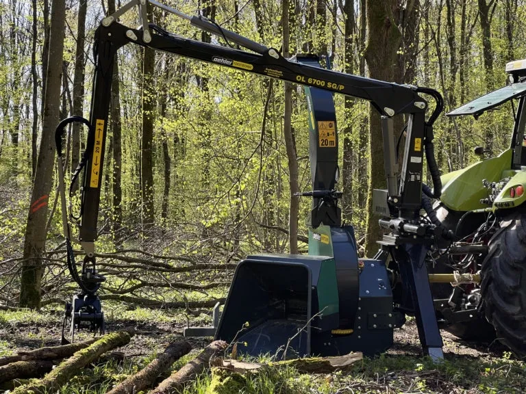 Oehler Kranen voor houtwagens